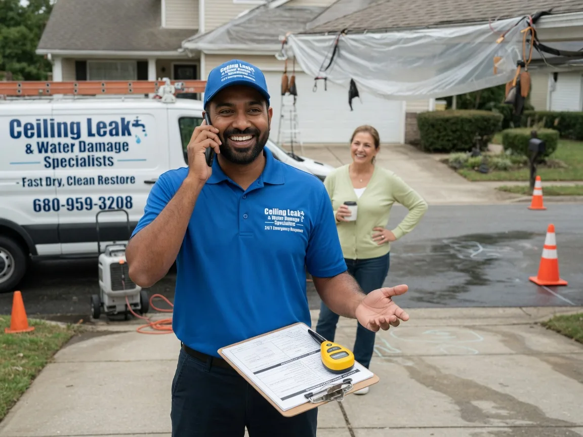 Ceiling Leak Cleanup Independence, IA FAQs